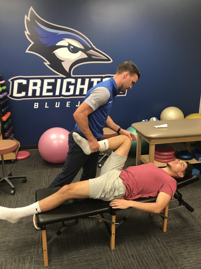 sports chiropractic adjustment